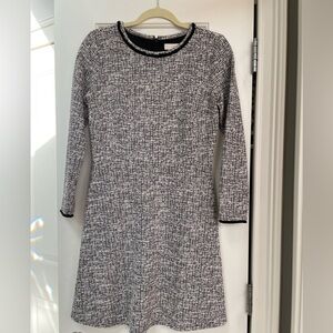 Elegant Black and White Women's Dress